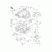 Схема узла: Картер двигателя для Kawasaki ZX600 Ninja ZX-6R