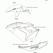 Схема вузла: Decals (green) (mdblack) (d9f) для Kawasaki ZX1400 ZZR1400 ABS