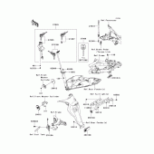 Схема узла: Ignition switch/locks/reflectors для Kawasaki EX650 Ninja 650