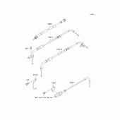 Схема вузла: Троси для Kawasaki VN1500 VN1500 Classic Tourer