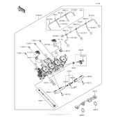 Схема вузла: Throttle для Kawasaki KLZ1000 Versys 1000 LT