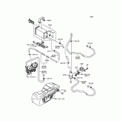 Схема вузла: Fuel Evaporative System(CA) для Kawasaki ZG1400 Concours 14 ABS