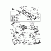 Схема узла: Электрооборудование для Kawasaki ZX1000 Ninja ZX-10RR