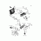 Схема вузла: Water Pipe для Kawasaki ZX636 Ninja ZX-6R 30th Anniversary Edition