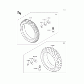 Схема вузла: Шини для Kawasaki ZX636 Ninja ZX-6R