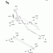 Схема узла: Лапка тормоза для Kawasaki ER500 ER-5