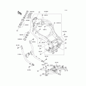 Схема вузла: Frame(c1/c2) для Kawasaki ZX1200 ZZR1200