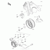 Схема вузла: Генератор для Kawasaki KLX140 KLX140