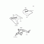 Схема вузла: Decals(Green) для Kawasaki ER650 ER-6N