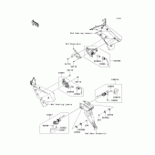 Схема вузла: Поворотники для Kawasaki ZX600 Ninja ZX-6R