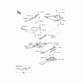 Схема узла: Side covers для Kawasaki ZX600 Ninja ZX-6R