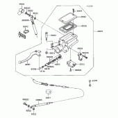 Схема вузла: Change drum/shift fork для Kawasaki ZG1000 Concours