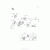 Схема узла: Руль & Пульт управления рулевой для Kawasaki ZX1400 Ninja ZX-14R ABS