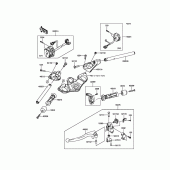 Схема узла: Руль & Пульт управления рулевой для Kawasaki ZX1000 Z1000SX