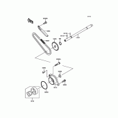 Схема узла: Масляный насос для Kawasaki VN900 Vulcan 900 Classic