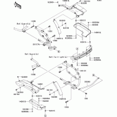 Схема узла: Кофры(side bag bracket) для Kawasaki VN1700 VN1700 Voyager ABS