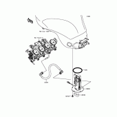 Схема вузла: Паливний насос Kawasaki ZX636 Ninja ZX-6R ABS 30th Anniversary Edition
