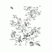 Схема вузла: Cowling(Upper) для Kawasaki KLZ1000 Versys 1000