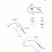 Схема узла: Наклейки для Kawasaki VN1500 VN1500 Drifter