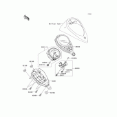 Схема вузла: Meter(s) для Kawasaki VN1500 Vulcan 1500 Nomad Fi