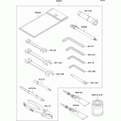 Схема вузла: Owner`s tools для Kawasaki VN1500 VN1500 Drifter