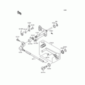 Схема узла: Переключатель передач для Kawasaki ZX1200 Ninja ZX-12R
