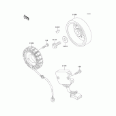 Схема вузла: Генератор для Kawasaki ZX600 Ninja ZX-6