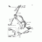 Схема вузла: Рама Kawasaki ZX1000 Z1000SX ABS