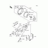 Схема вузла: Фара для Kawasaki ZR400 ZRX-II