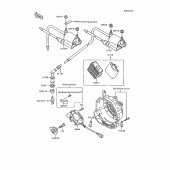 Схема вузла: Система запалювання для Kawasaki ZX600 GPX600R