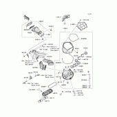 Схема узла: Воздушный фильтр для Kawasaki ZX1000 Ninja ZX-10R