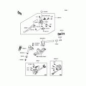 Схема вузла: Кермо для Kawasaki ZX400 ZZR400