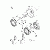 Схема вузла: Генератор для Kawasaki VN1500 Vulcan 1500 Nomad Fi