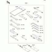 Схема вузла: Owner`s tools для Kawasaki ZX1400 ZZR1400 ABS