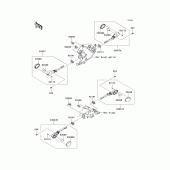 Схема вузла: Поворотники для Kawasaki KLX125 KLX125
