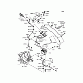 Схема вузла: Brake Piping для Kawasaki ZX1400 ZZR1400 ABS