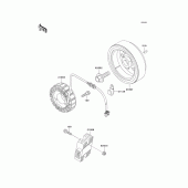 Схема вузла: Генератори для Kawasaki KL650 KLR650