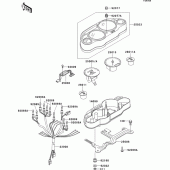 Схема вузла: Meter(s)(zx600-e5/e6) для Kawasaki ZX600 ZZ-R600