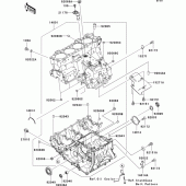 Схема вузла: Картер двигуна для Kawasaki ZX1000 Ninja ZX-10R