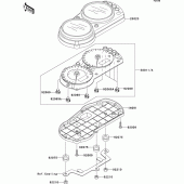 Схема вузла: Meter(s) для Kawasaki ZX900 Ninja ZX-9R