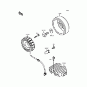 Схема вузла: Генератори для Kawasaki ZX400 ZXR400