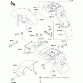 Схема вузла: Крило для Kawasaki ZX750 ZXR750R