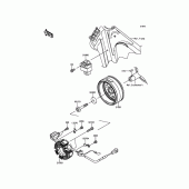 Схема вузла: Генератор для Kawasaki KLX140 KLX140