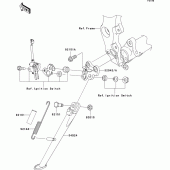 Схема узла: Stand(s) для Kawasaki ZX600 Ninja ZX-6R