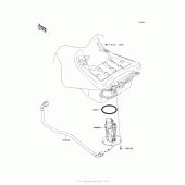 Схема вузла: Fuel Pump для Kawasaki ZG1400 Concours 14