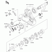Схема узла: Масляный насос для Kawasaki VN2000 VN2000 Classic