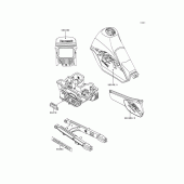 Схема узла: Decals(ebony)(kl250-d11) для Kawasaki KL250 KLR250