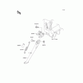 Схема узла: Stand(s) для Kawasaki ZX600 Ninja ZX-6RR
