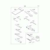 Схема вузла: Tool для Kawasaki EX500 GPZ500