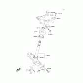 Схема вузла: Under bracket для Kawasaki KLX125 KLX125
